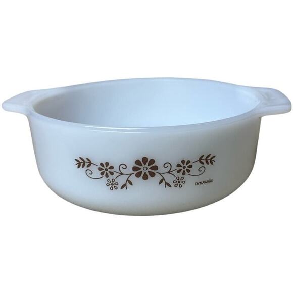 Dynaware Termocrisa White Small Casserole Dish 6.5"X 2.5" - Picture 1 of 6